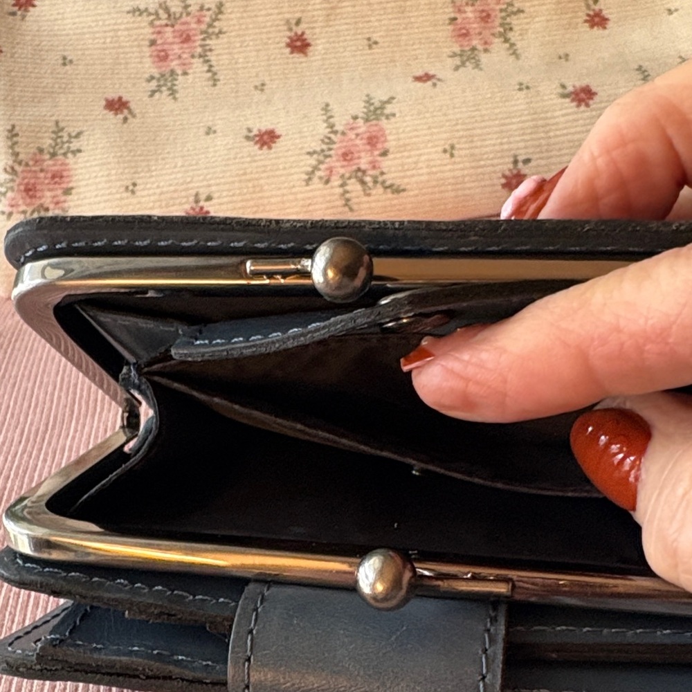 Patricia Nash Navy Leather Wallet - Picture 6 of 10